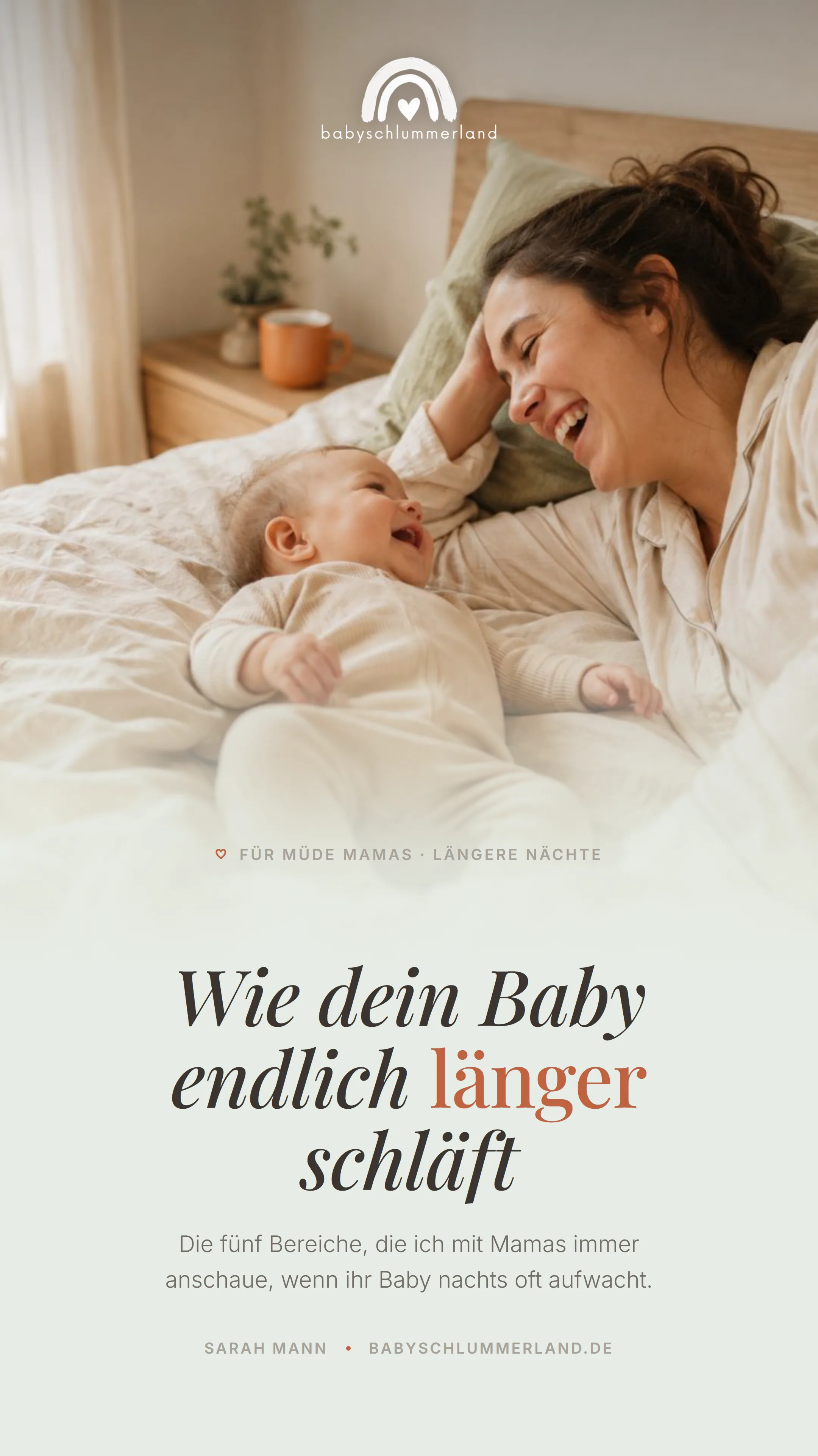 Cover: Wie dein Baby endlich länger schläft