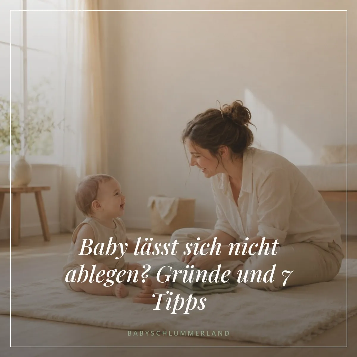 Baby lässt sich nicht ablegen? Gründe und 7 Tipps